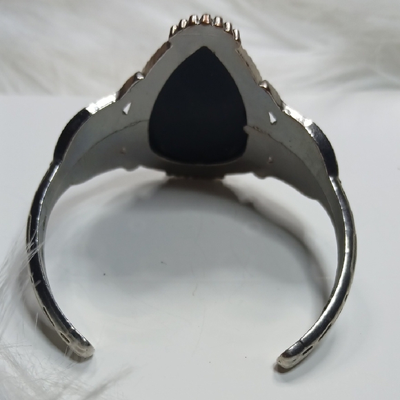 Paparazzi Black and Silver Teardrop Bracelet - Picture 6 of 8